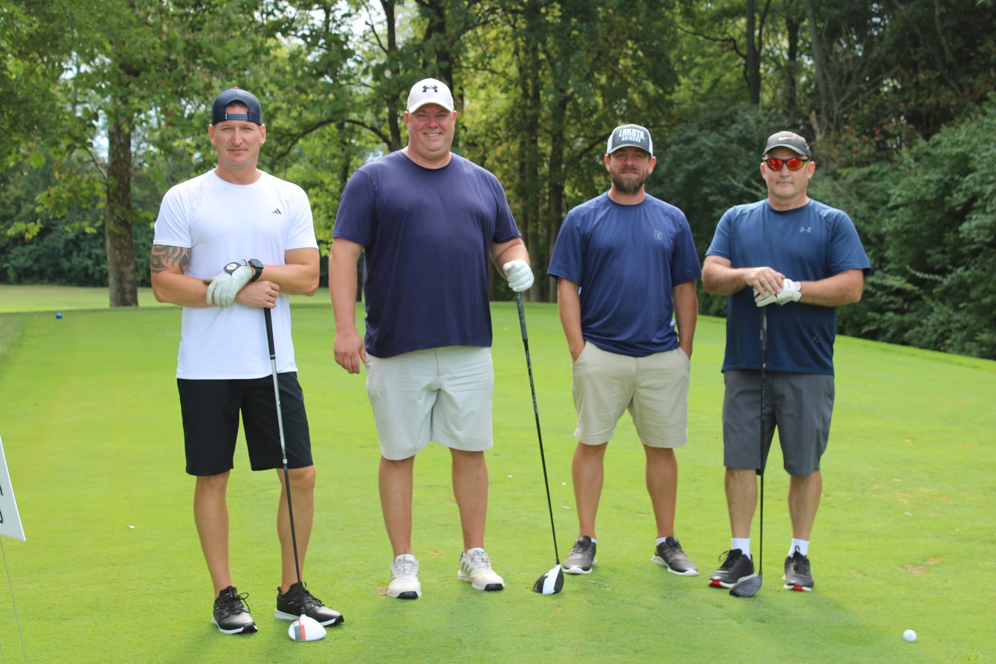 Golfer Adams at the Merle Trumbull Golf Outing