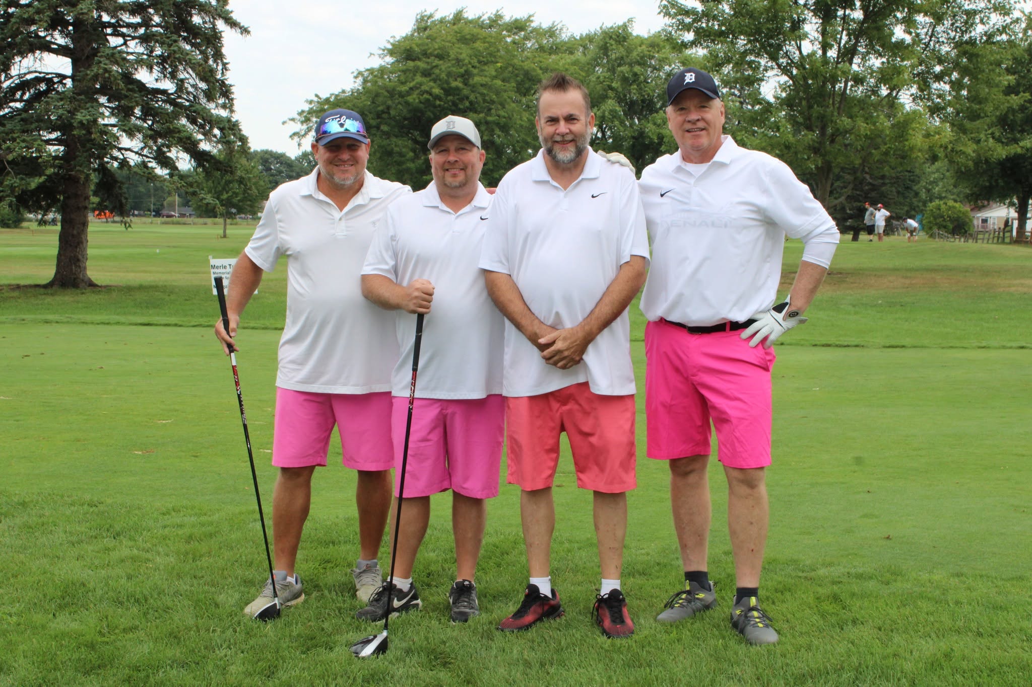 Golfer Dilsaver at the Merle Trumbull Golf Outing