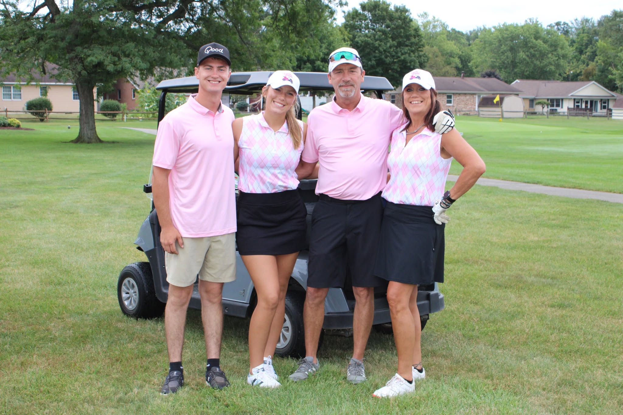 Golfer Milligan at the Merle Trumbull Golf Outing